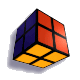2 x 2 x 2 Rubk's cube.