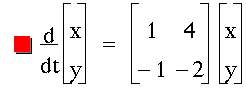 function(optotal(t),vector(x,y))=matrix(2,2,1,4,-1,-2)*vector(x,y)