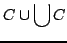 $\displaystyle C \cup \bigcup C$