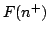 $\displaystyle F(n^+)$
