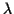$ \lambda$