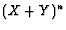 $ (X+Y)^n$