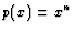 $ p(x)=x^n$
